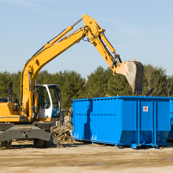 what kind of customer support is available for residential dumpster rentals in Woodlands California